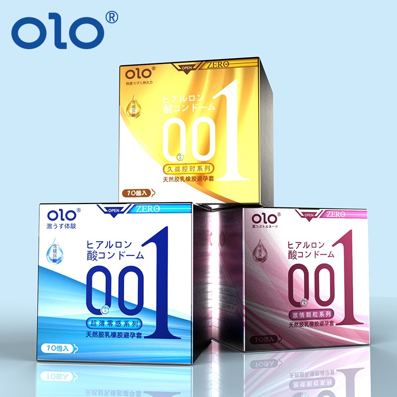 Ultra Thin Condom OLO - Hộp vuông 10 bao hộp vuông
