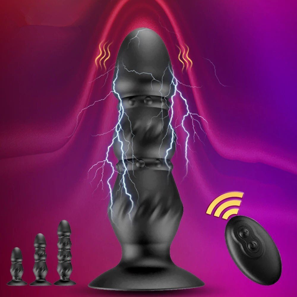 Plug rung massage hậu môn điều khiển từ xa
