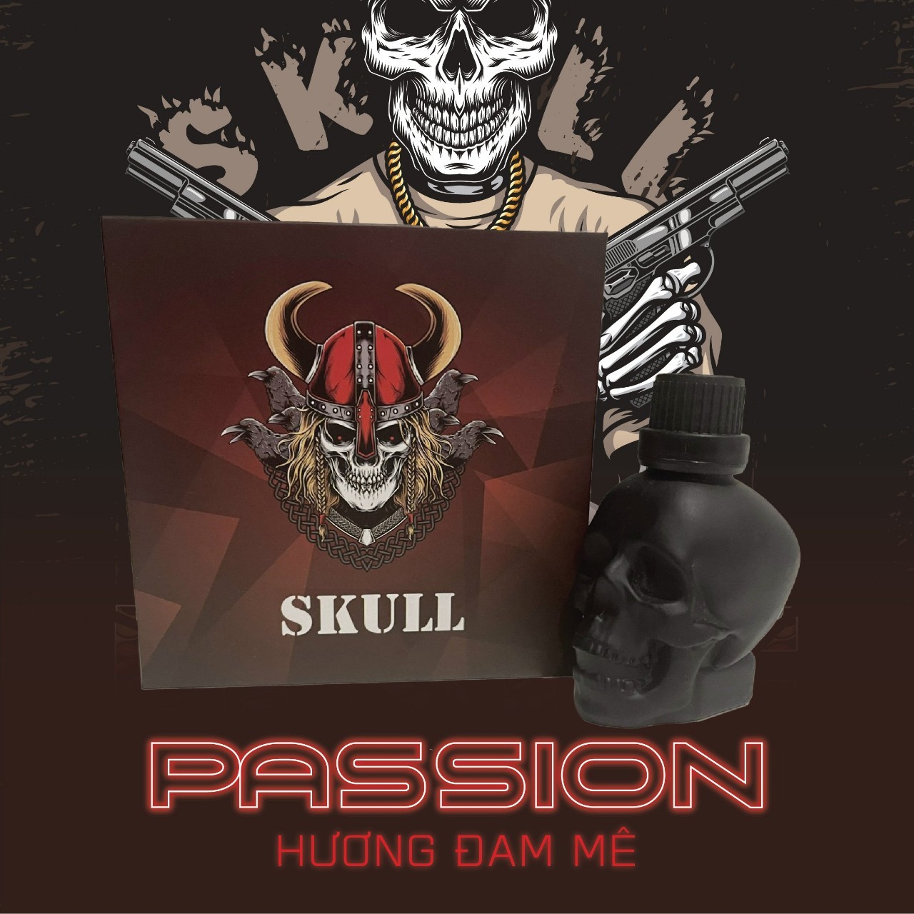 Popper đầu lâu Skull Passion hương hoa phê pha 30ml