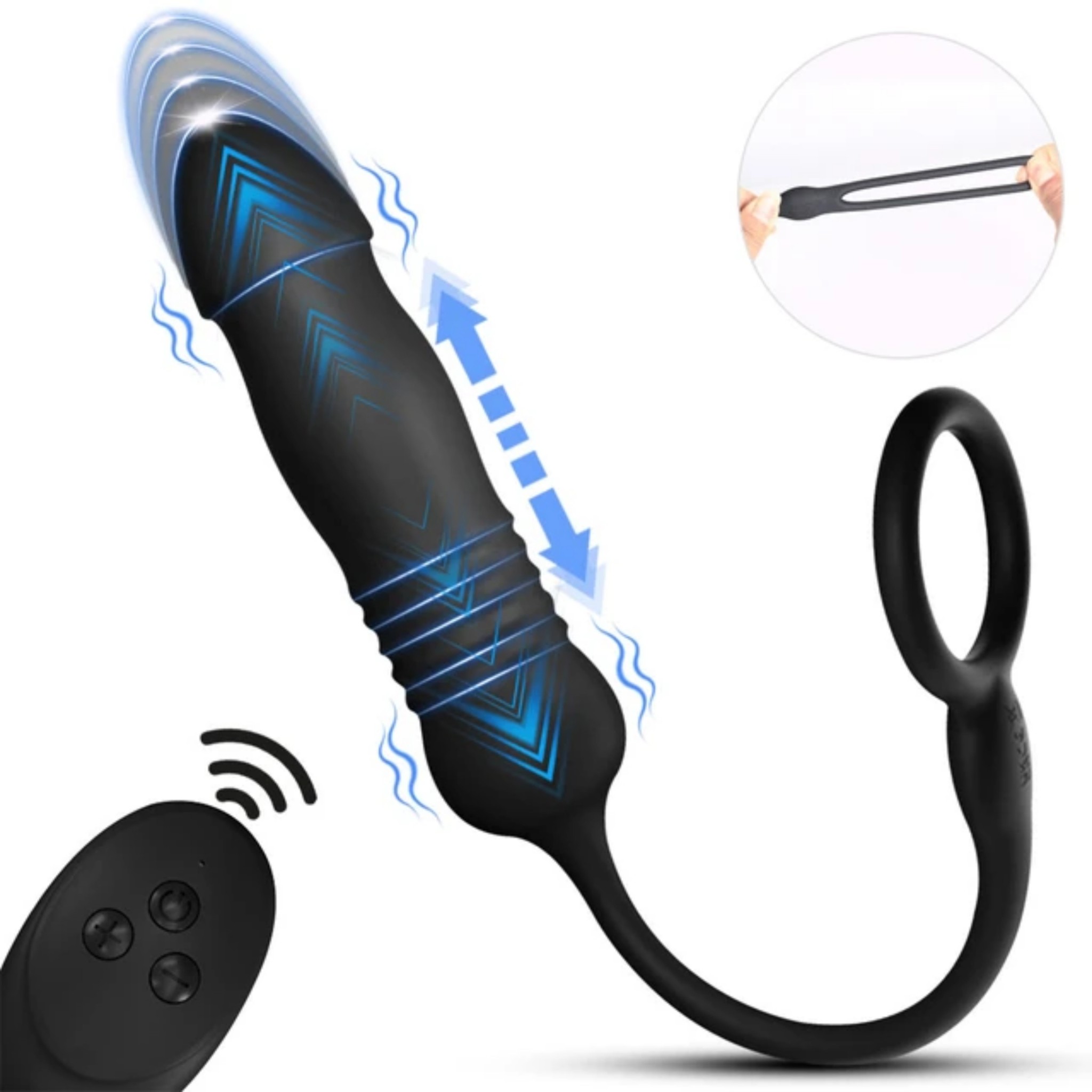 Butt Plug Anal Yunman - Rung thụt mạnh mẽ đa tần số kích thích
