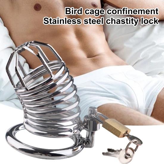 Dụng cụ khóa dương vật bằng inox không gỉ WD