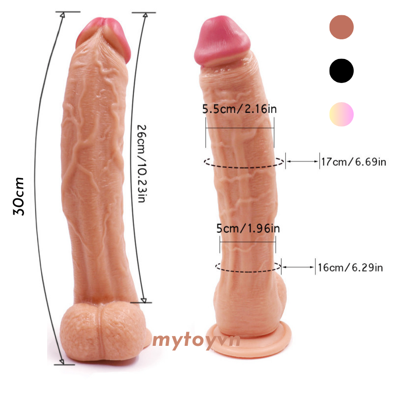 Dương vật giả big size 30cm thích hợp chơi fist