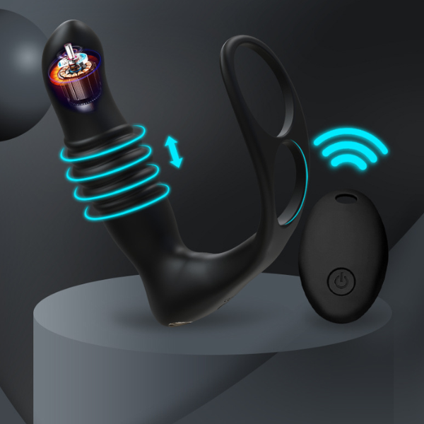 Plug rung thụt massage hậu môn G-spot Warrior