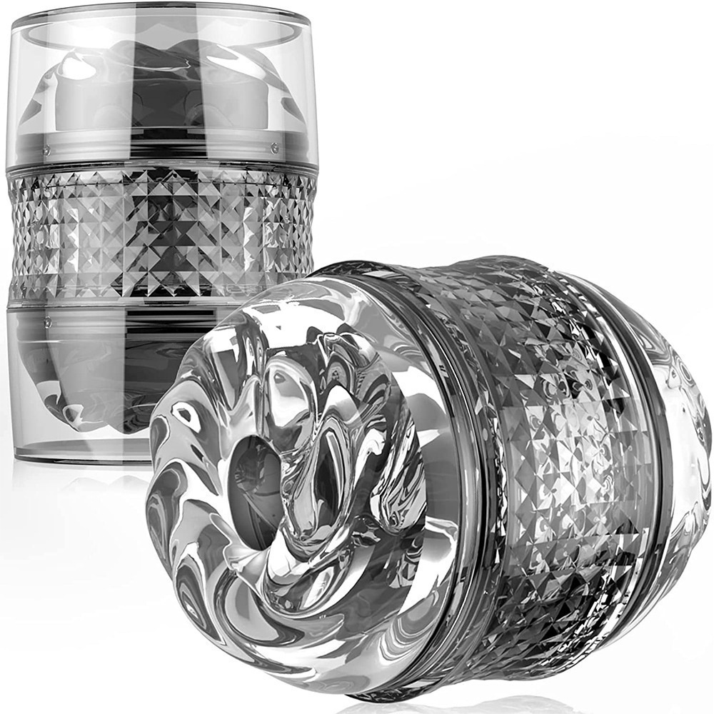 Cốc thủ dâm hai đầu trong suốt Lulu Crystal