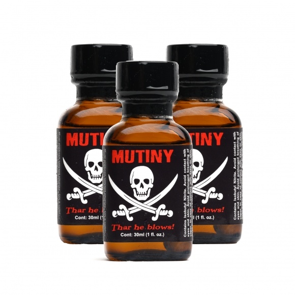Mutiny Poppers 30ml - Made in Usa