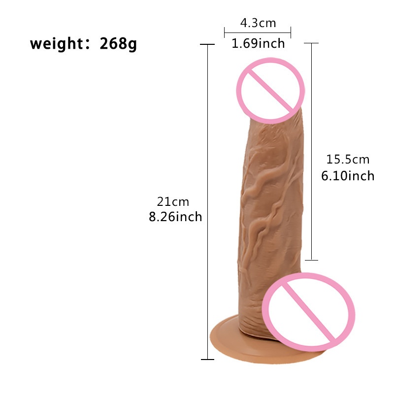 Dương vật giả 21cm Moonuo B074