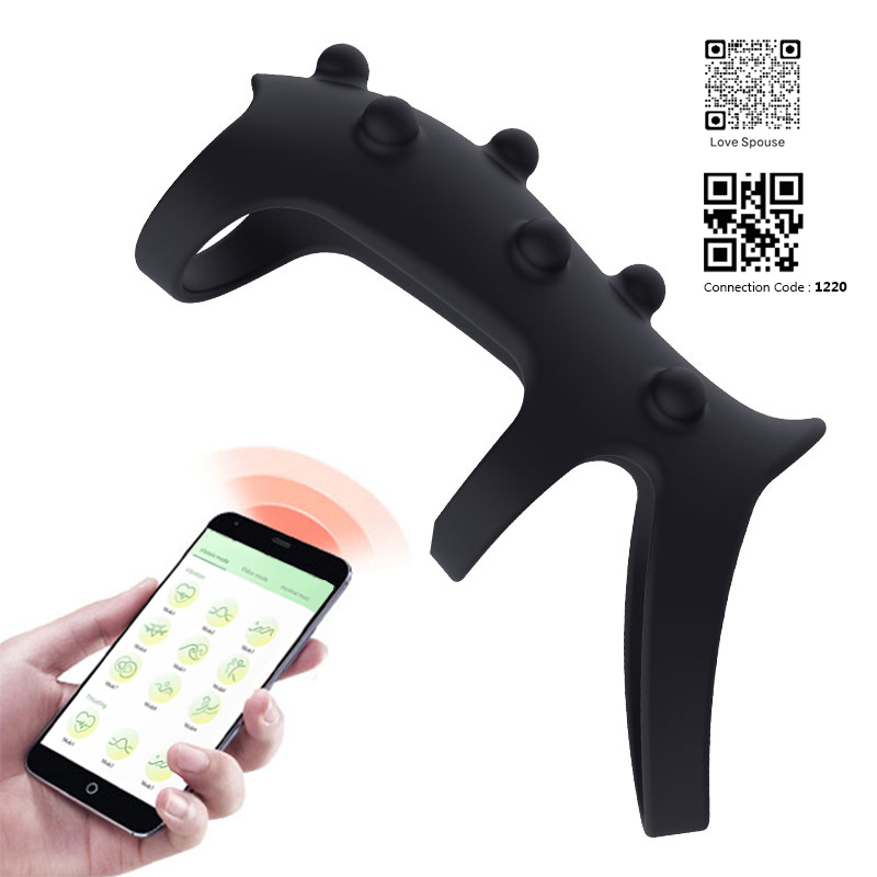 Vòng rung đeo dương vật kết nối app điều khiển ZD817