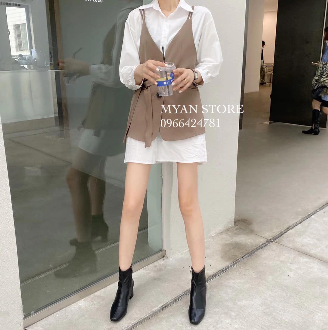 Yếm 4 dây đai eo