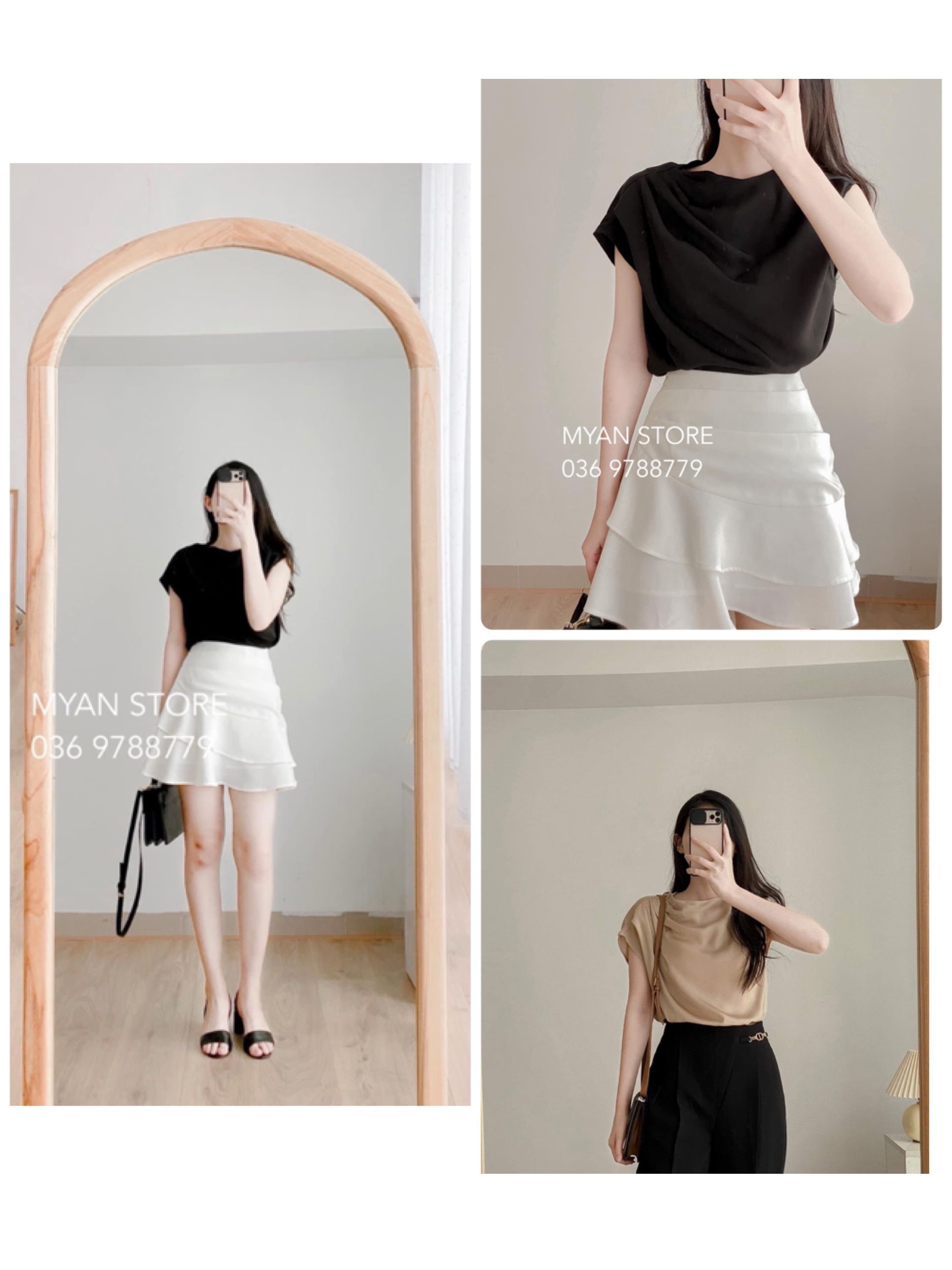 Áo xếp ly vai (2m)