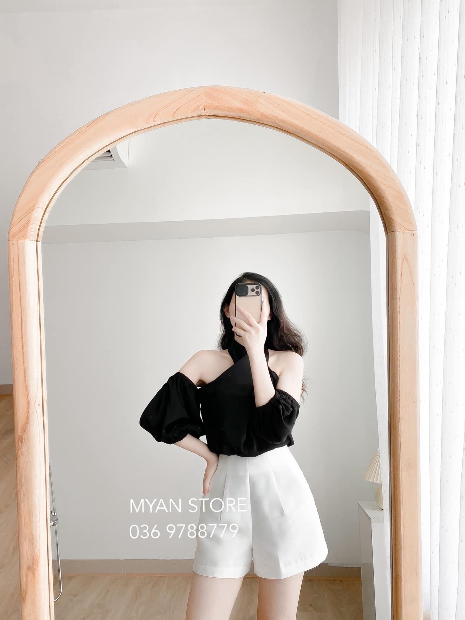 Áo đan chéo ngực tay liền (2m)