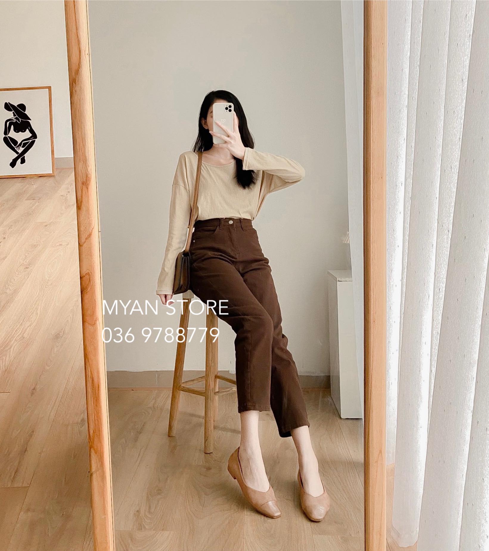 Áo thun len mỏng đan lưng (5m-205)