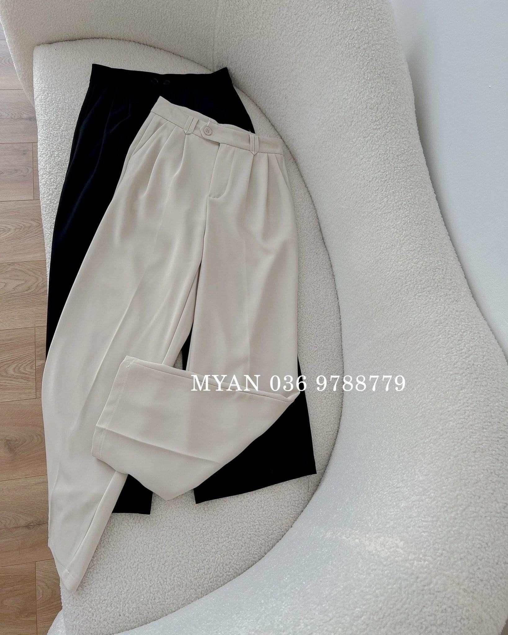 Quần culottes cạp 2 cúc liền Chunxi (2m-2015)