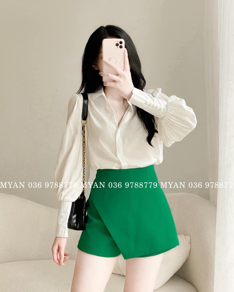 Quần váy vạt chéo (3m)