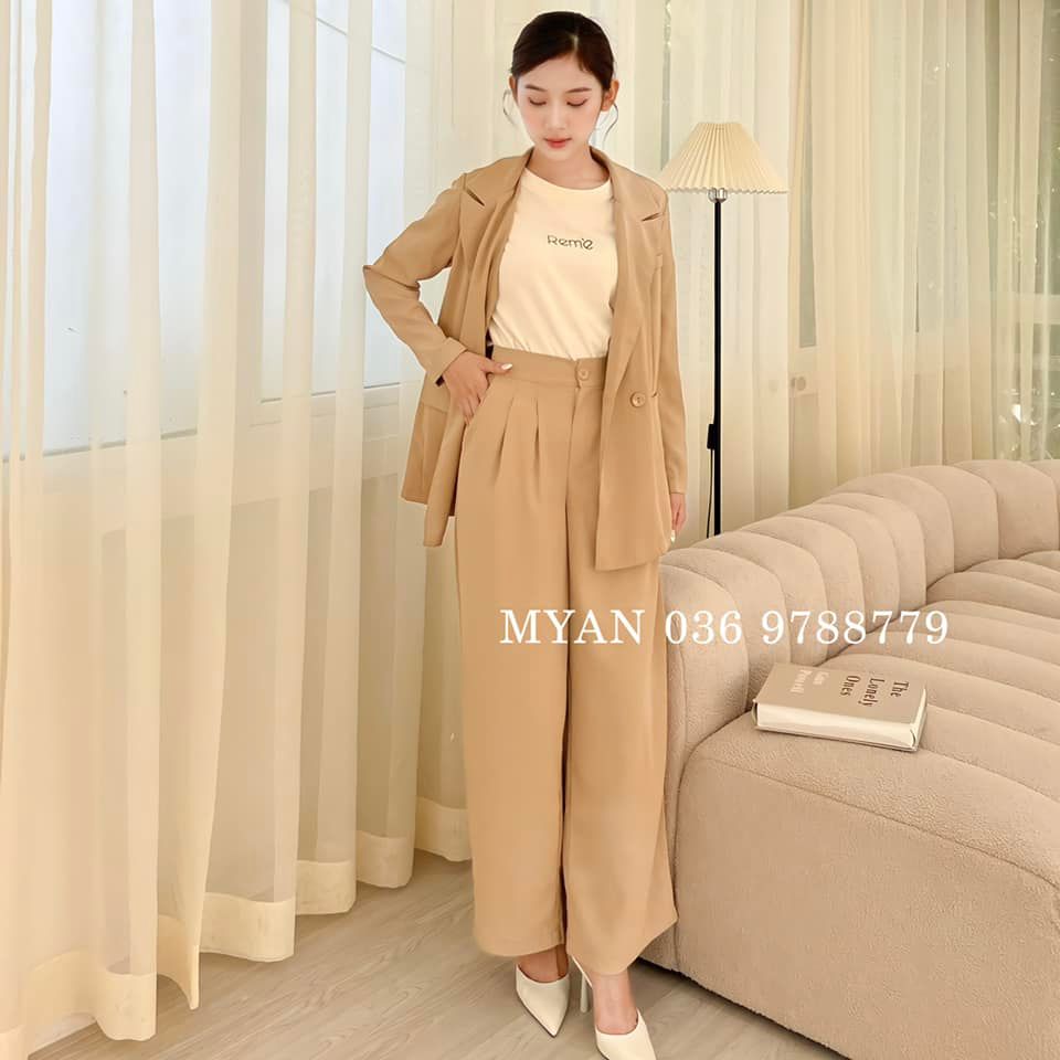 Quần suông thiết kế