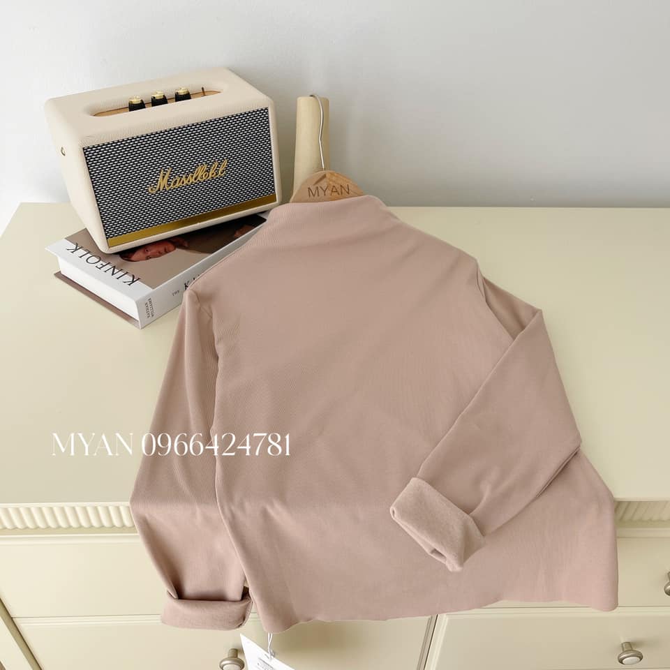 Áo thun gân giữ nhiệt cổ 3p( 8235)