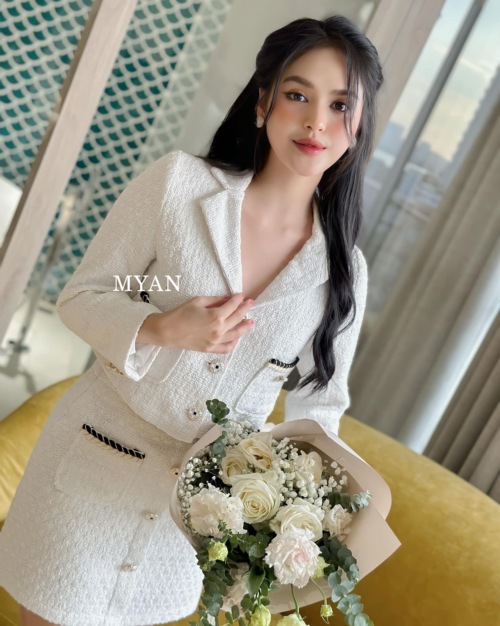 Set áo dạ lửng + cv dáng A