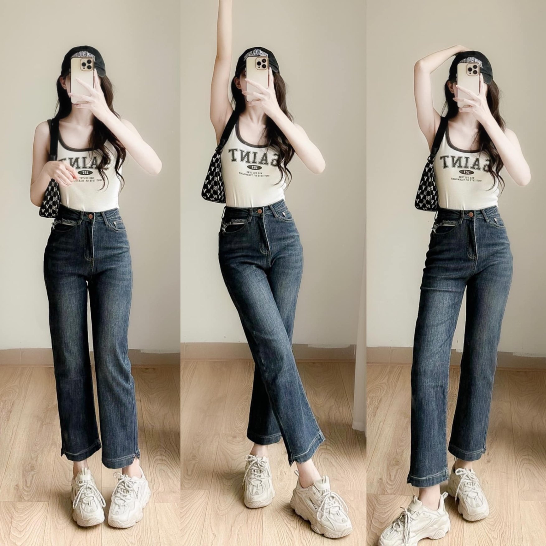 Quần Jeans ống đứng Fanegu( 5261)