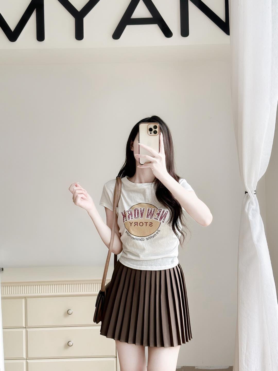 Áo thun rúm sườn 
