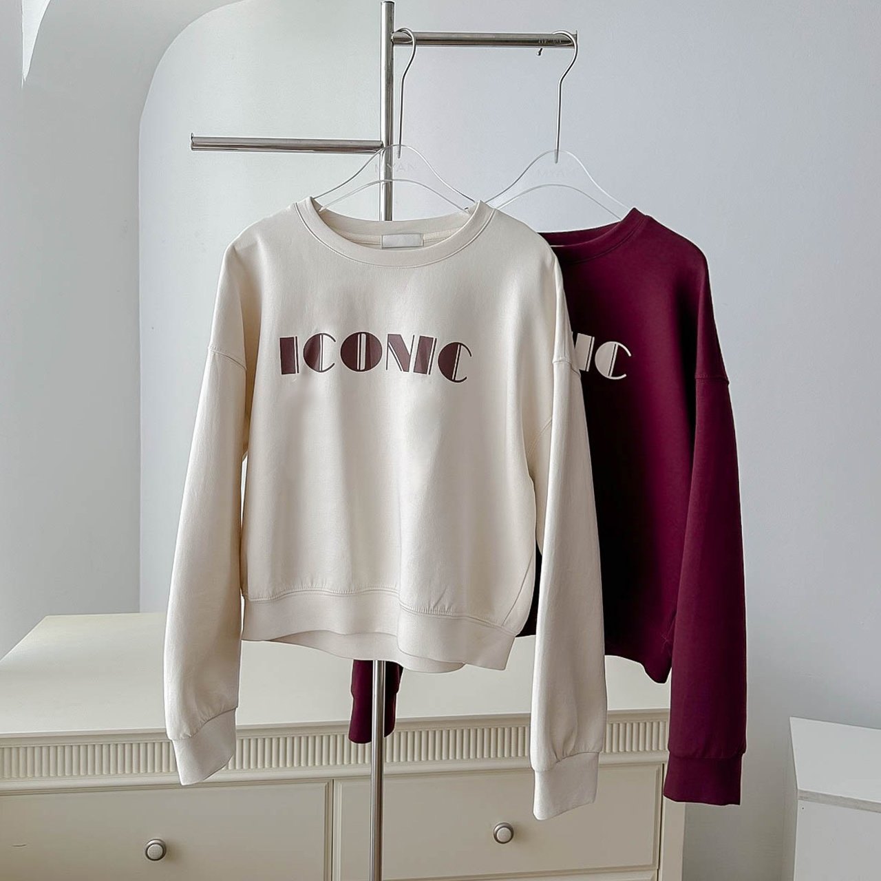 Áo nỉ cổ tròn ICONIC (2312)