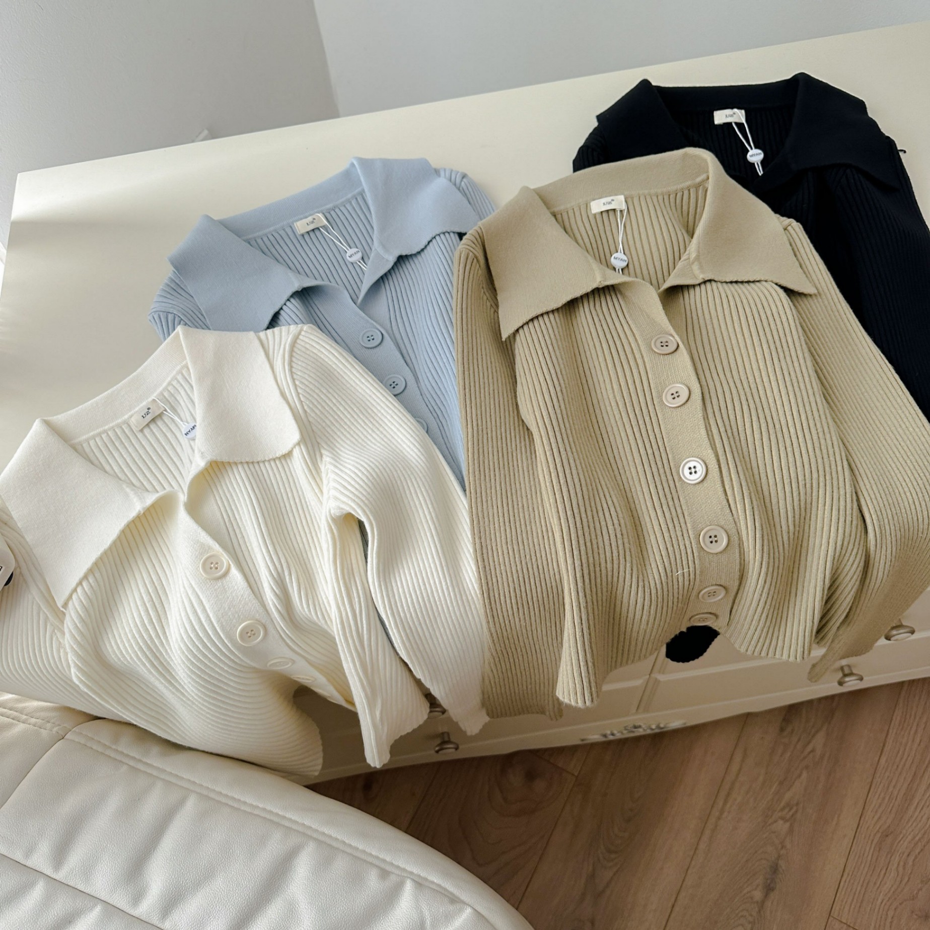 Áo len dài tay cổ Polo (103688)