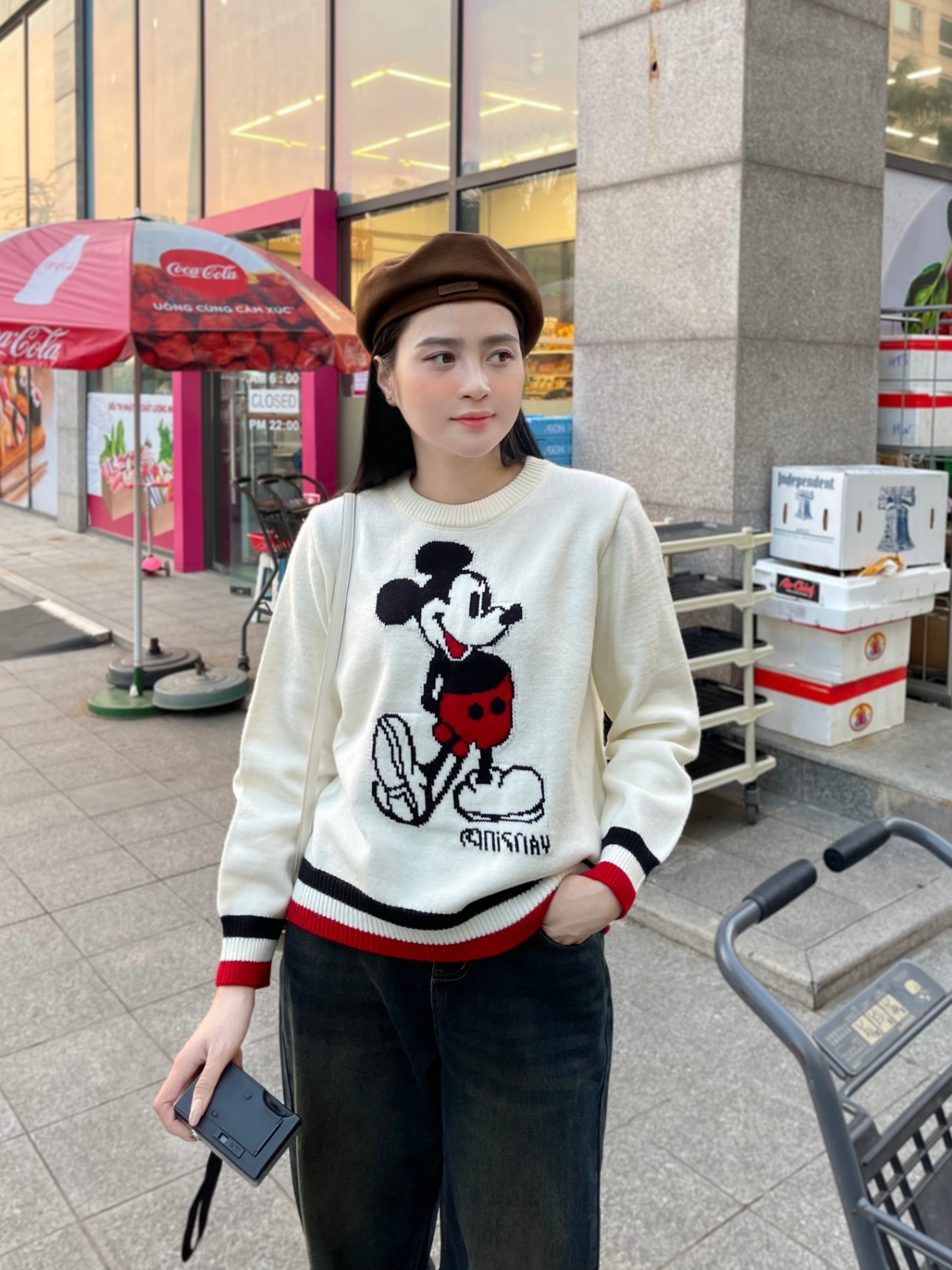 Áo len mickey 021
