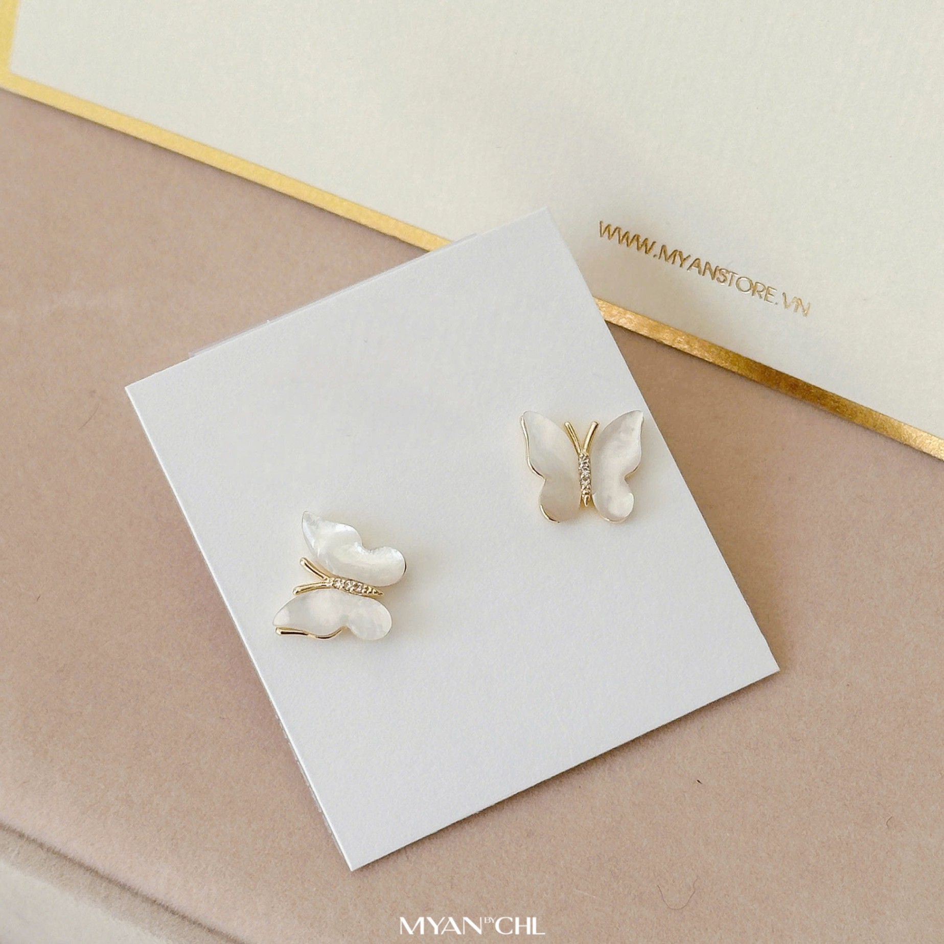 Set bướm trắng