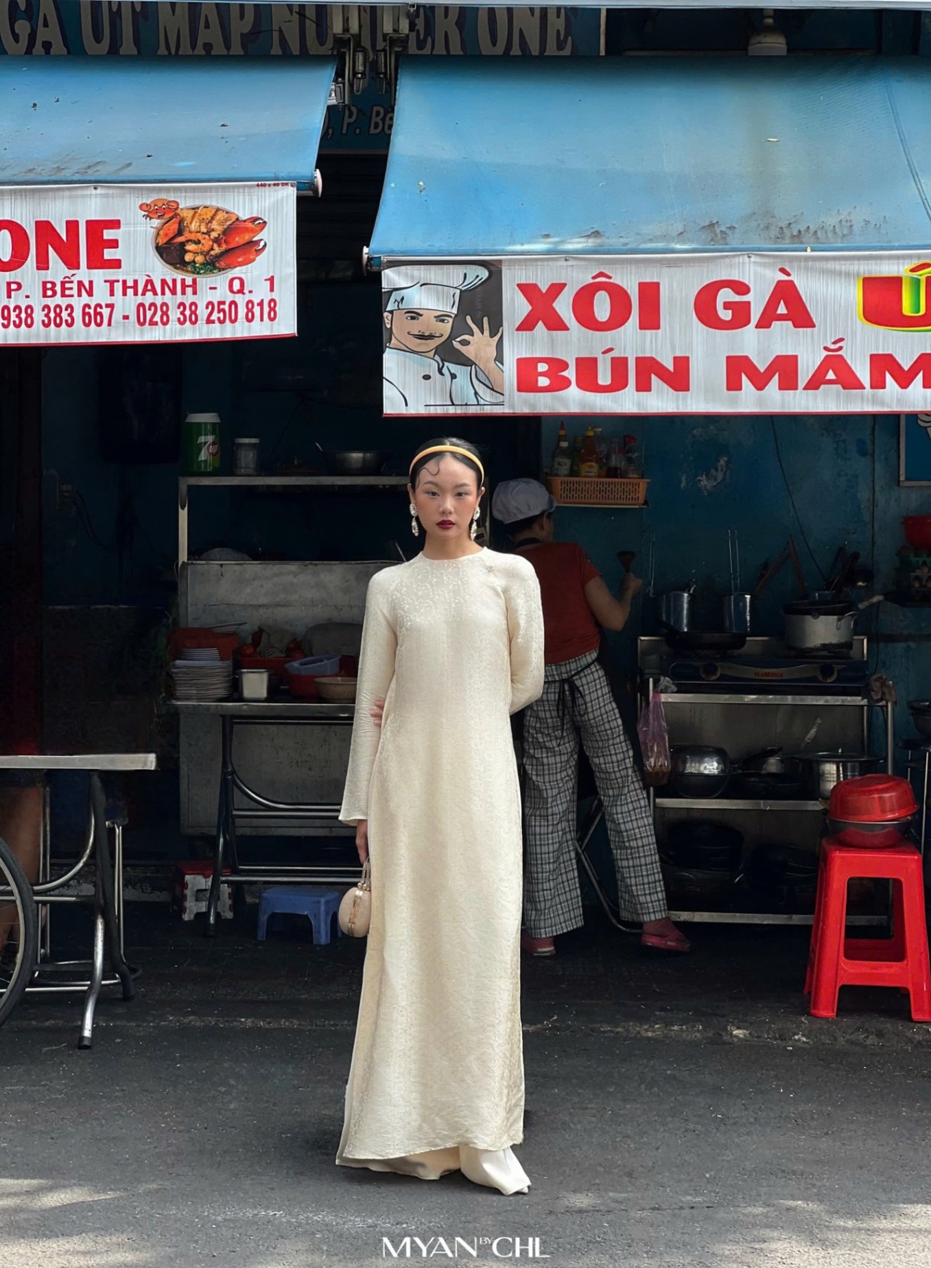 Áo dài lụa tơ tằm Thanh Dĩnh
