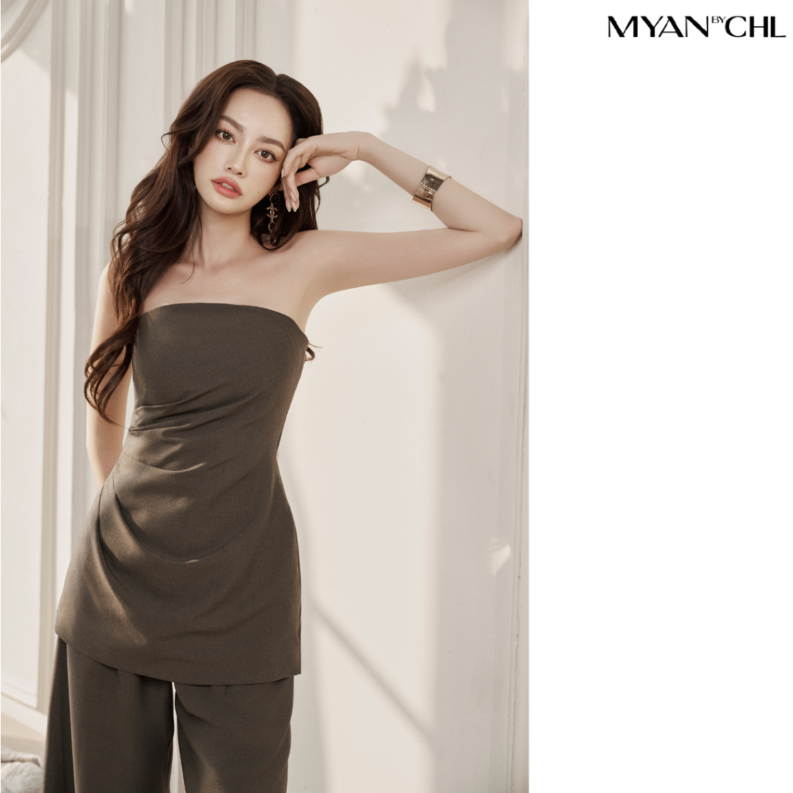 Áo quây ngực nhún sườn