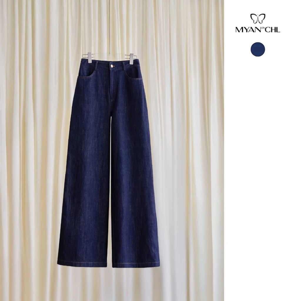 Quần jeans dài ống đứng