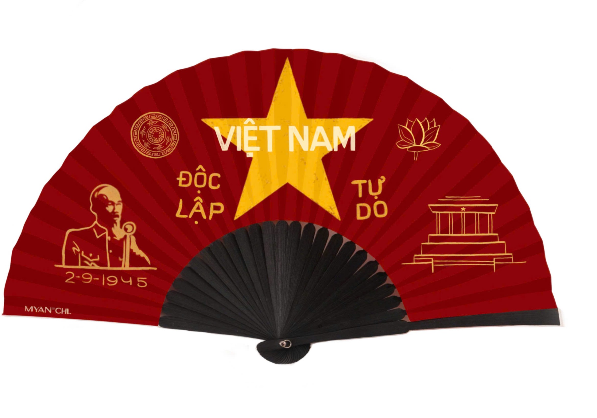 Quạt giấy tự hào Việt Nam