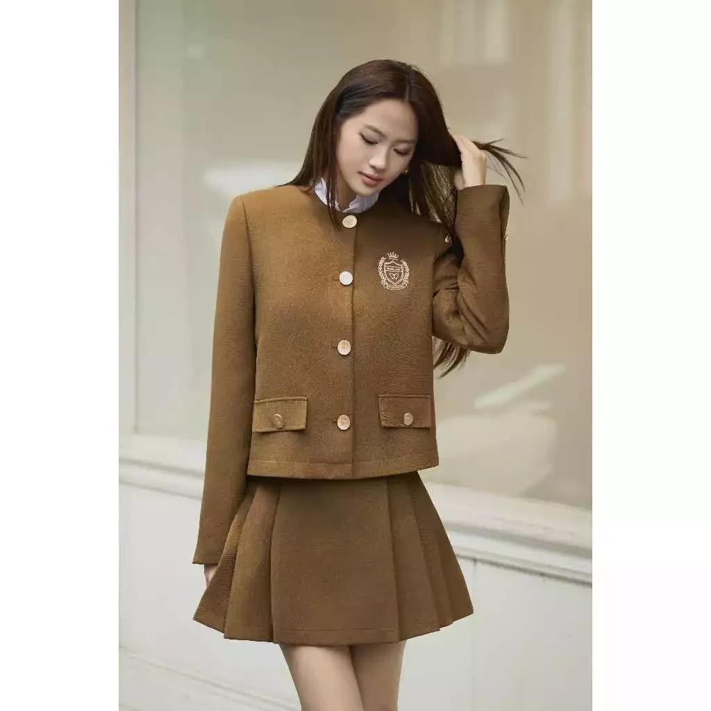 Chân váy ngắn xếp 2 ly sườn