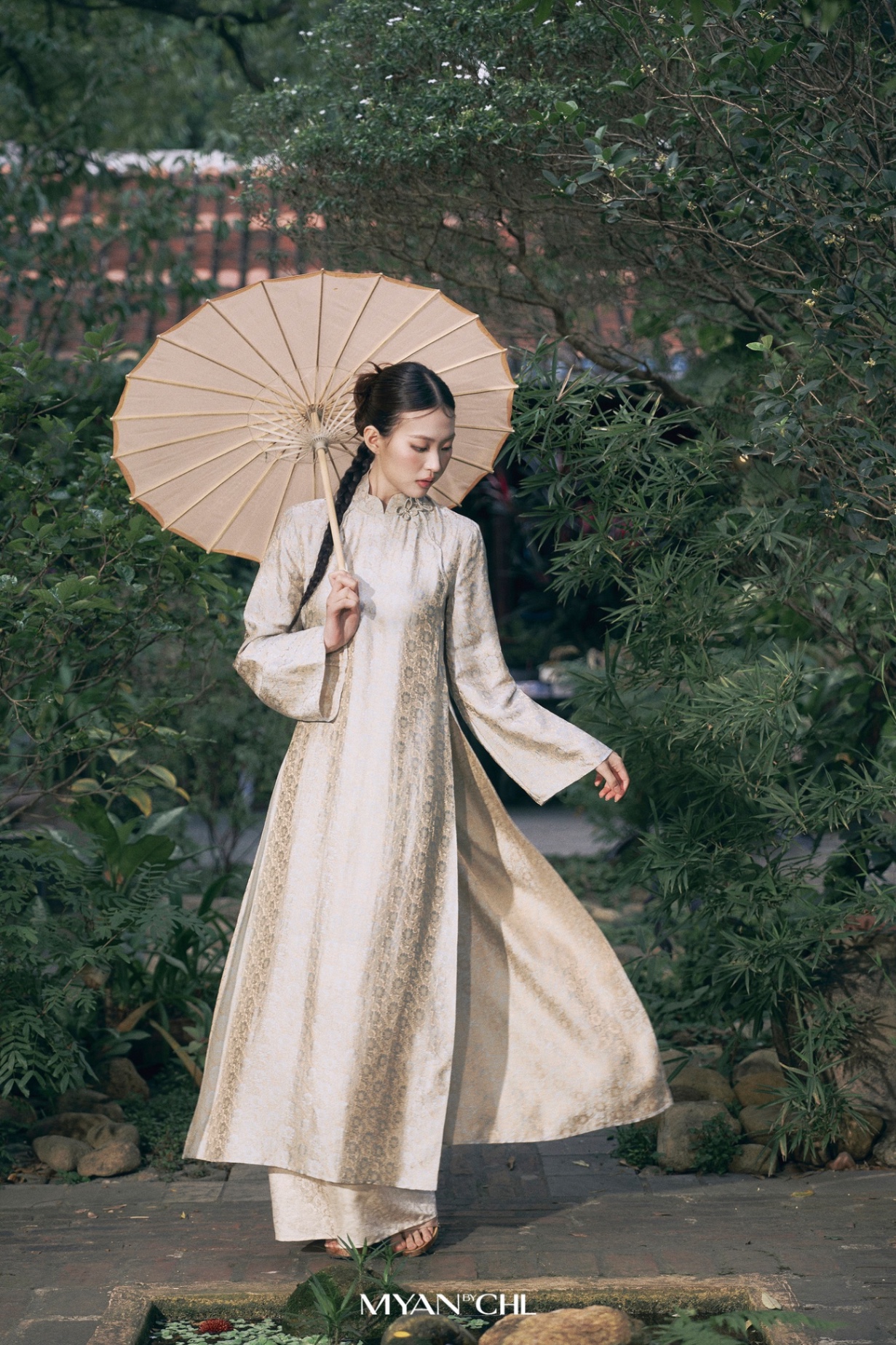 Áo dài lụa An Diệp