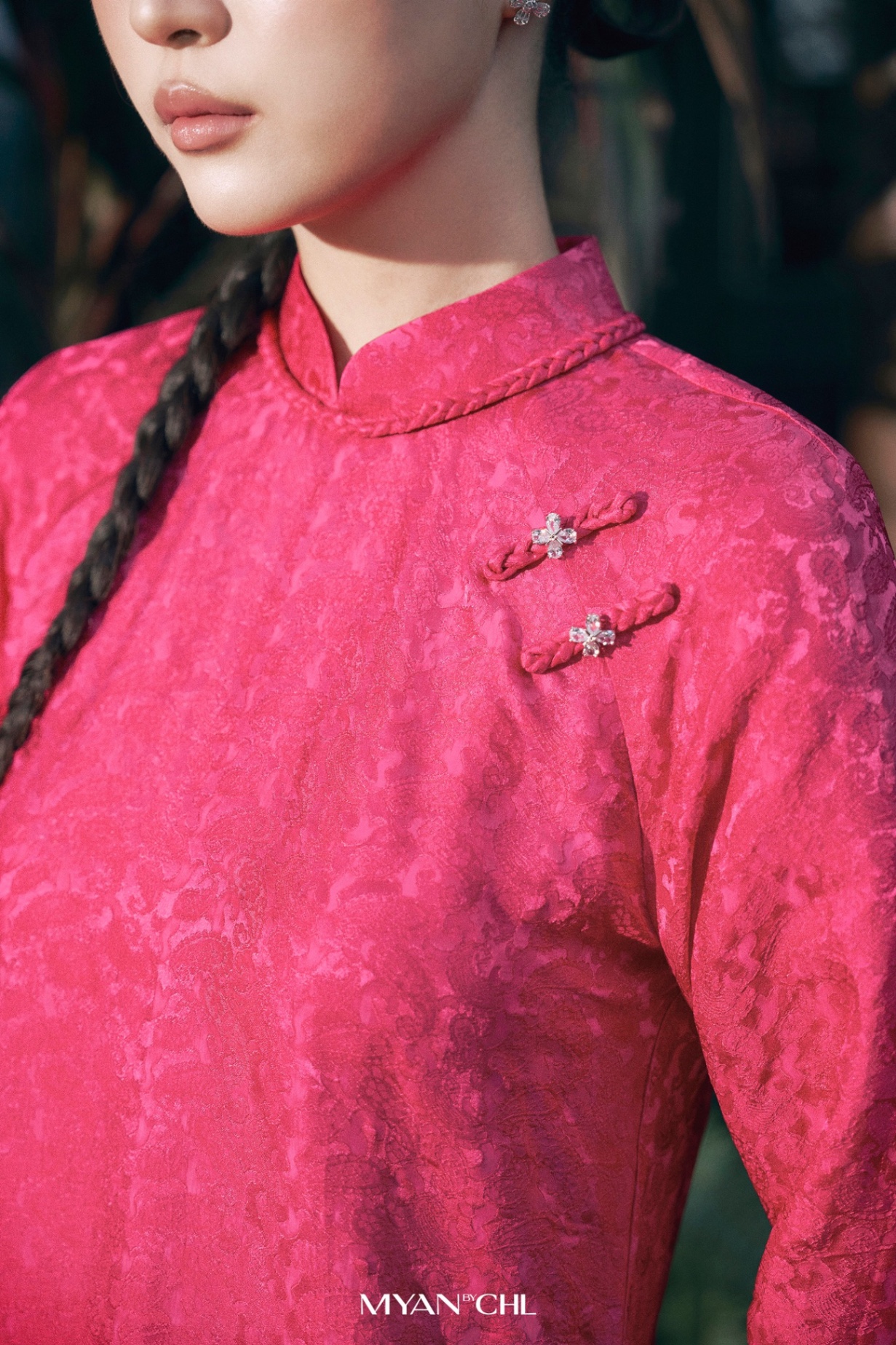Áo dài lụa Hoa Diệp