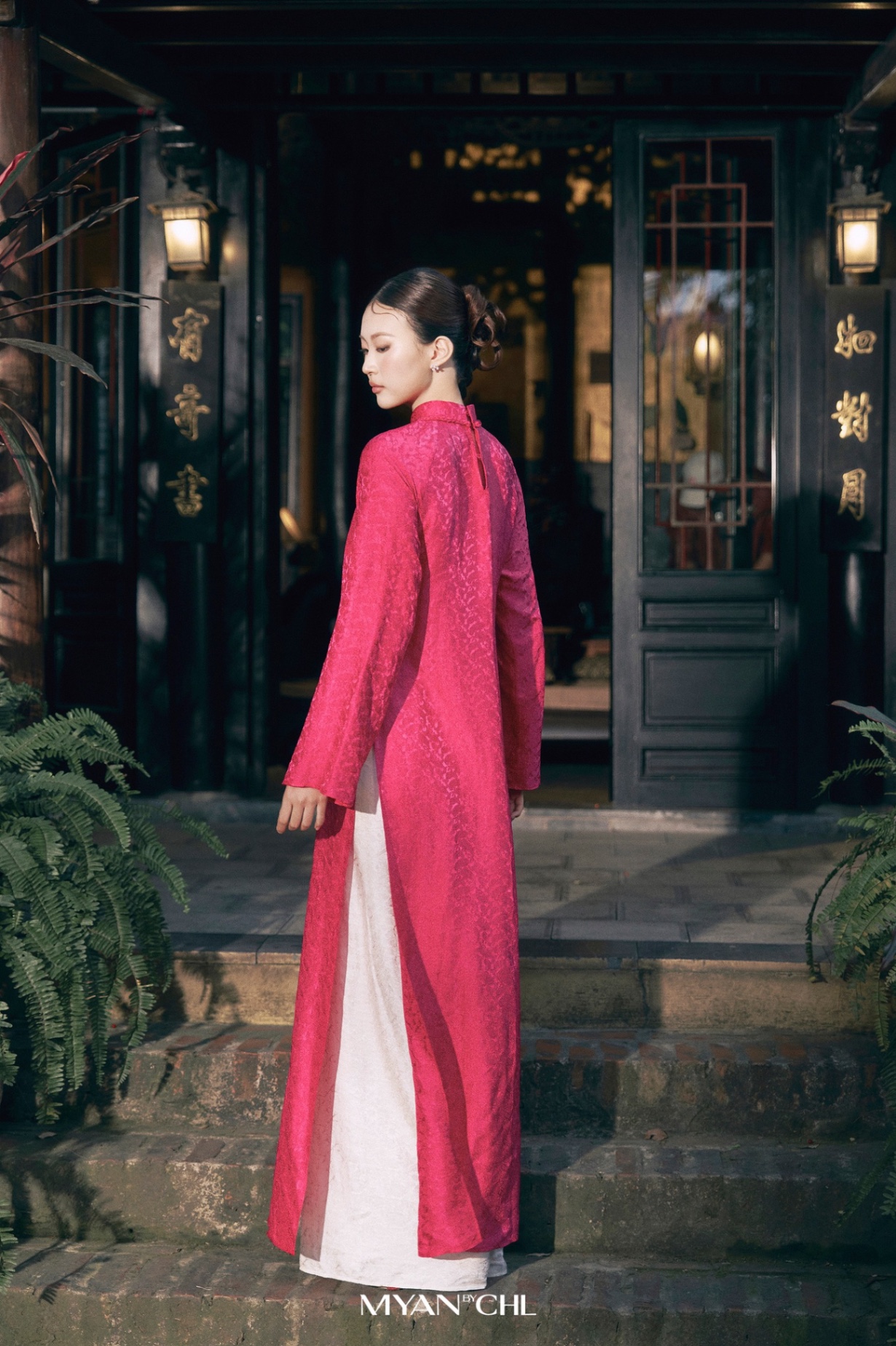 Áo dài lụa Hoa Diệp