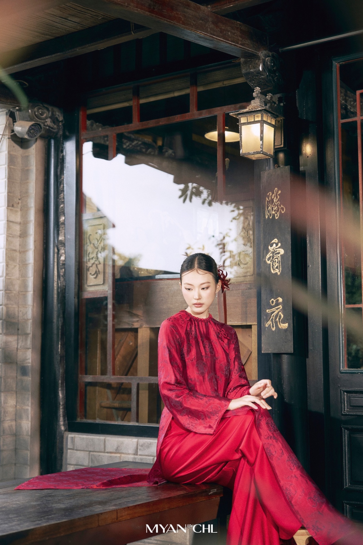 Áo dài lụa Tĩnh Diệp