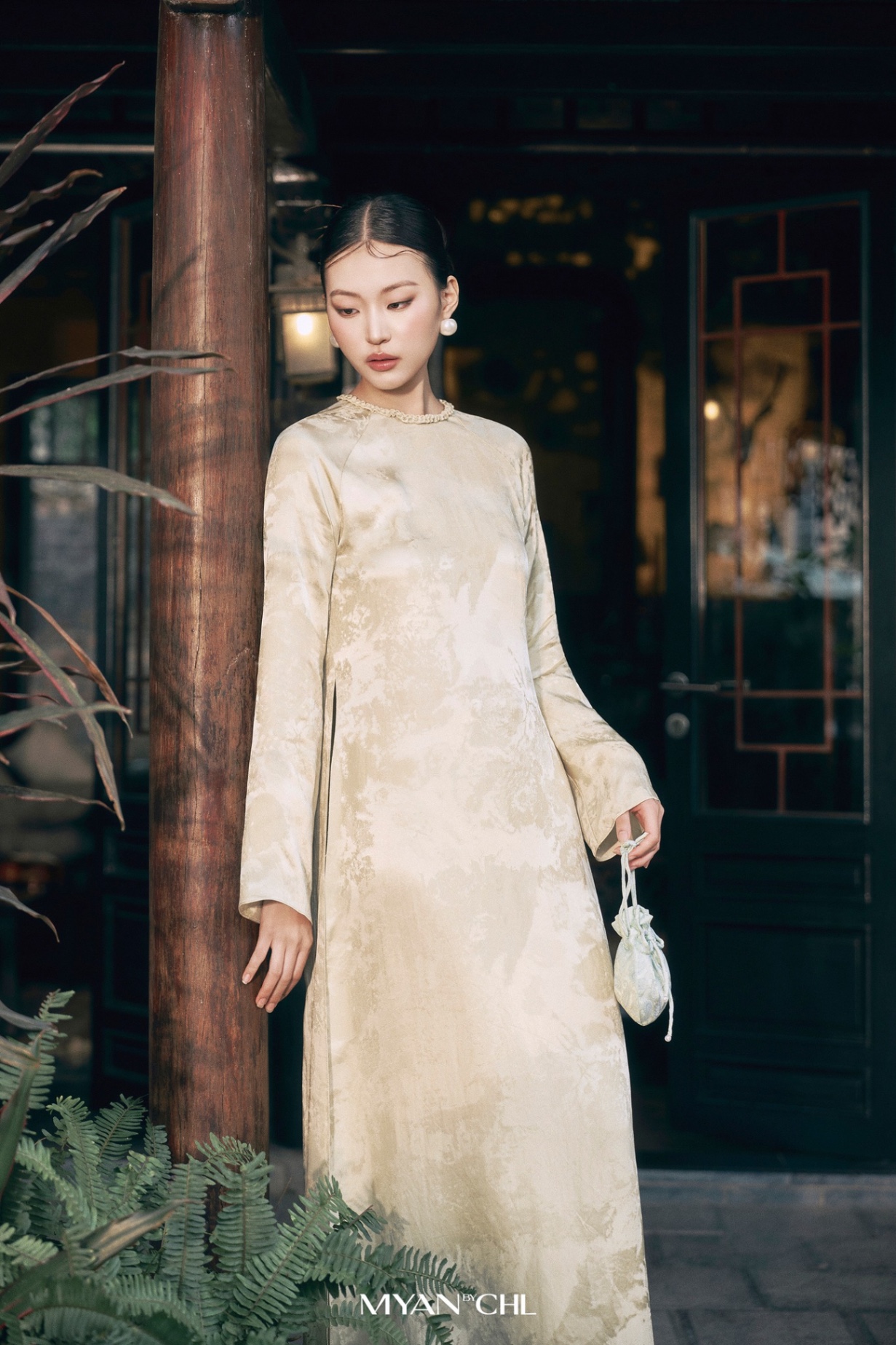 Áo dài lụa Khởi Diệp