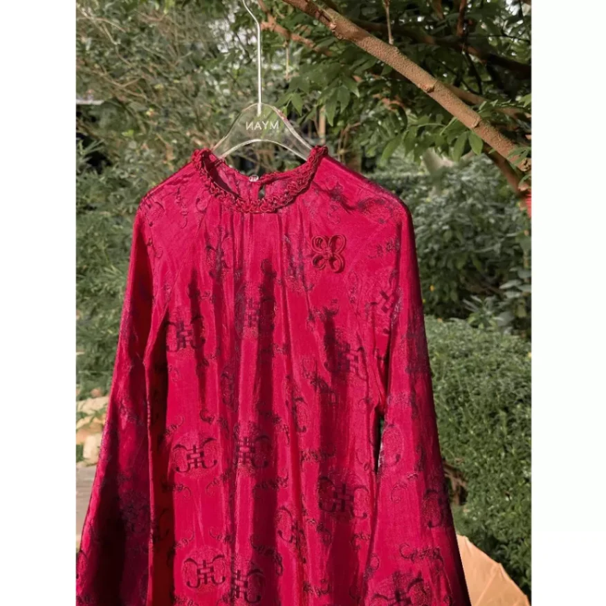 Áo dài lụa Tĩnh Diệp