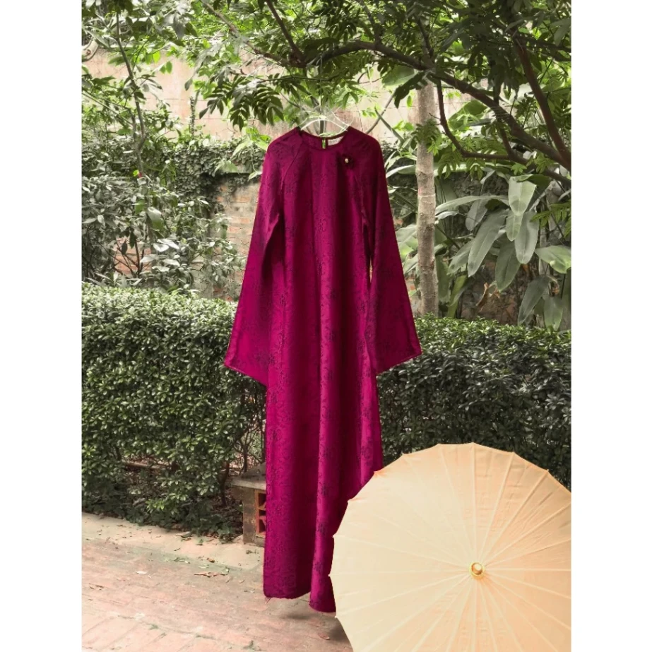Áo dài lụa thịnh diệp