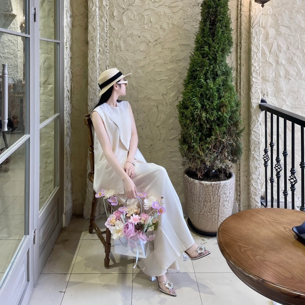 Quần ống rộng ly súp túi sườn