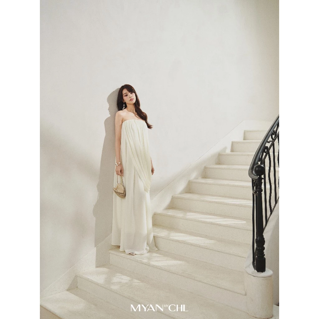 Váy cúp ngực xếp ly đổ sườn
