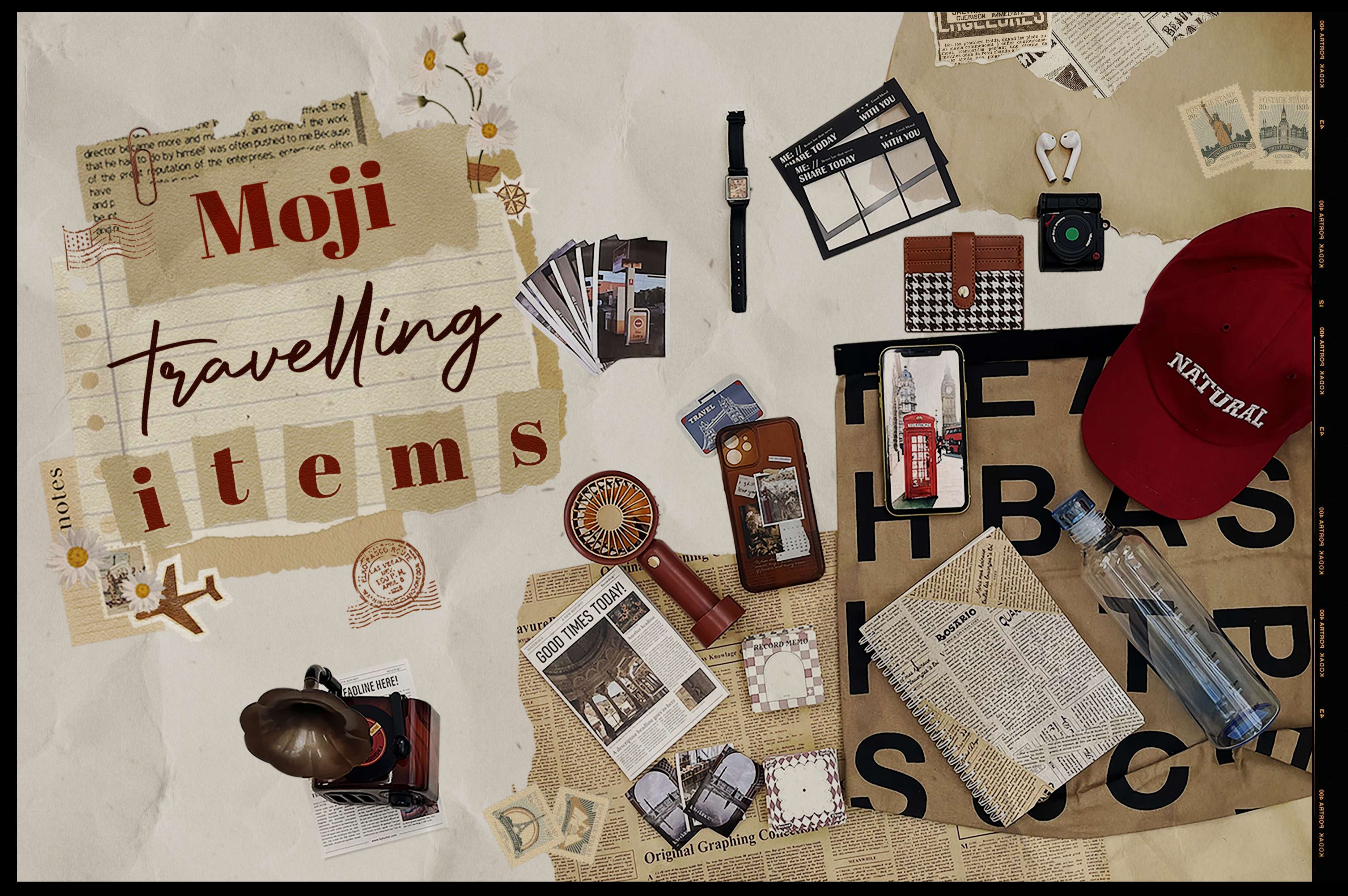 MOJI TRAVELLING ITEMS