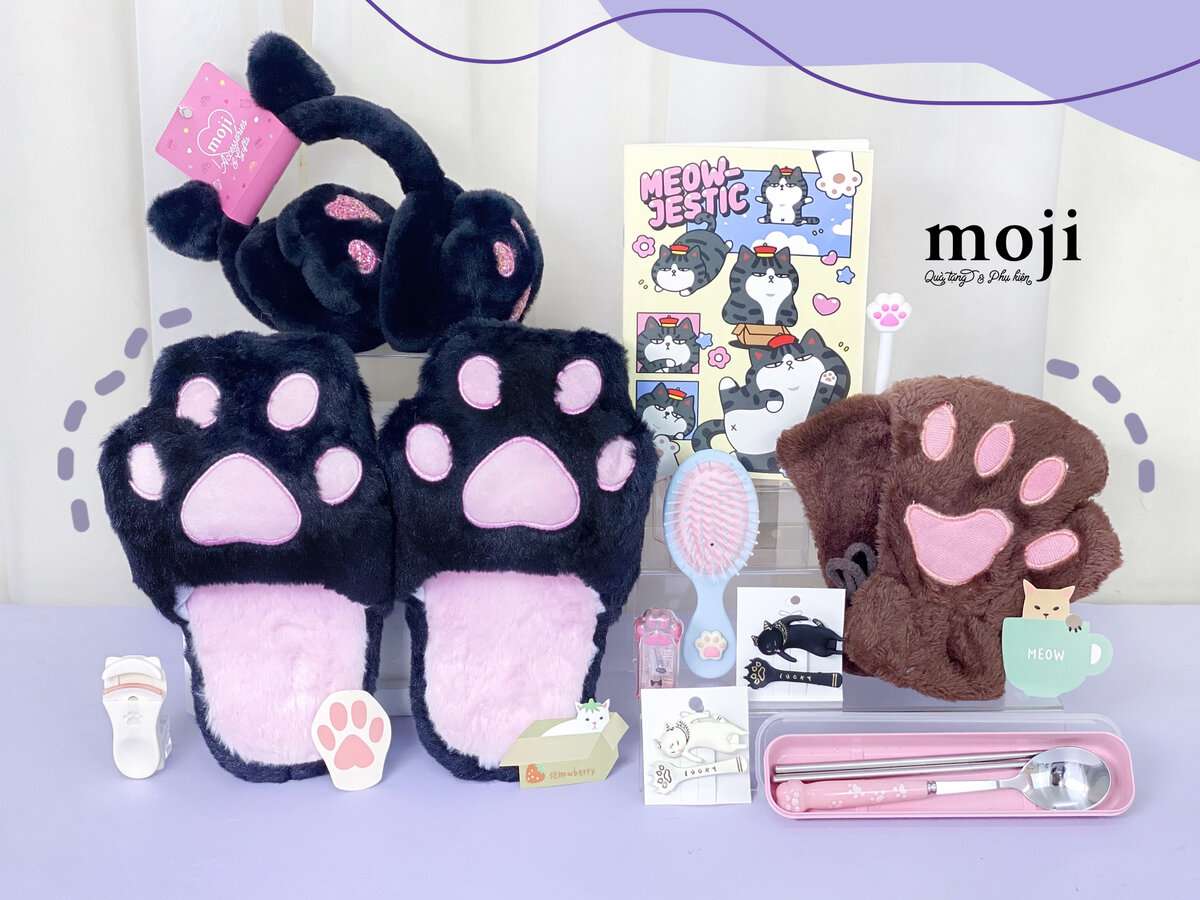 Team chân mèo cute hột me