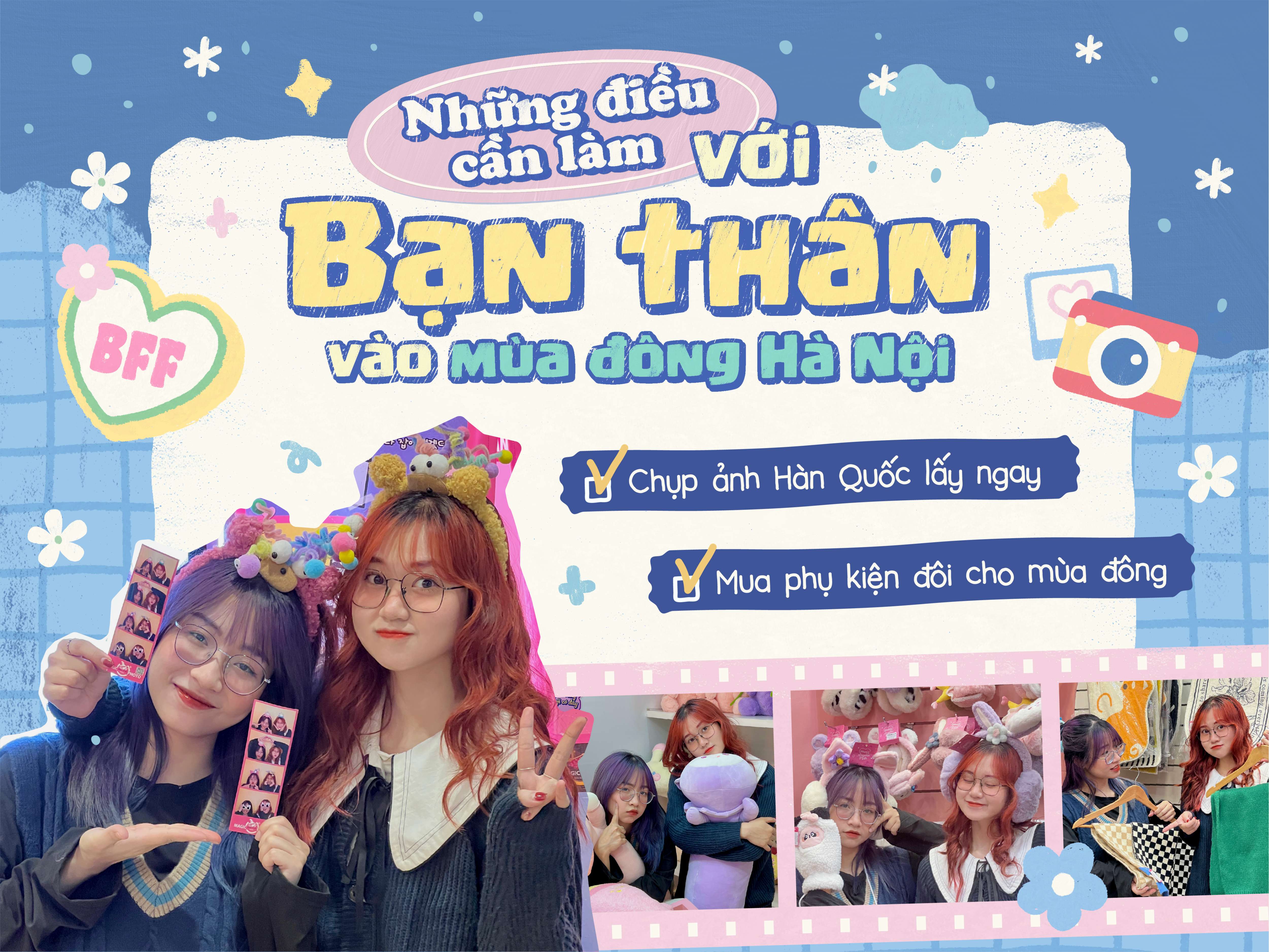 Những điều cần làm với bạn thân vào mùa đông Hà Nội
