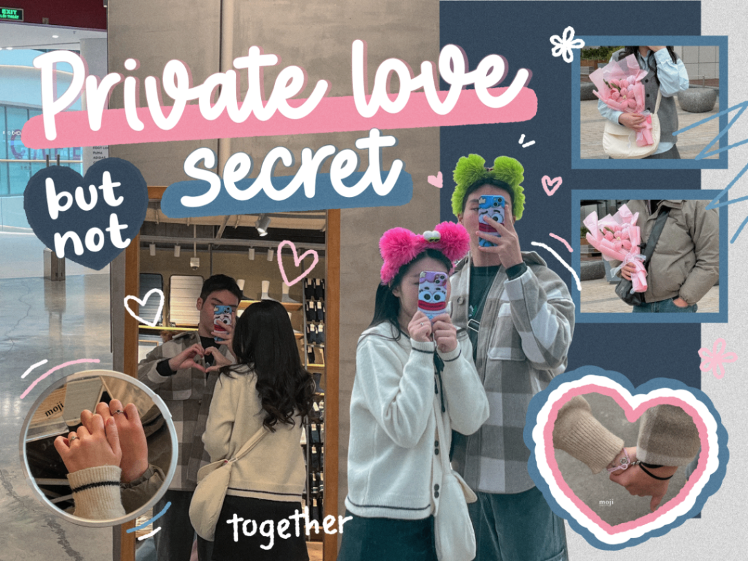 Private love, but not secret