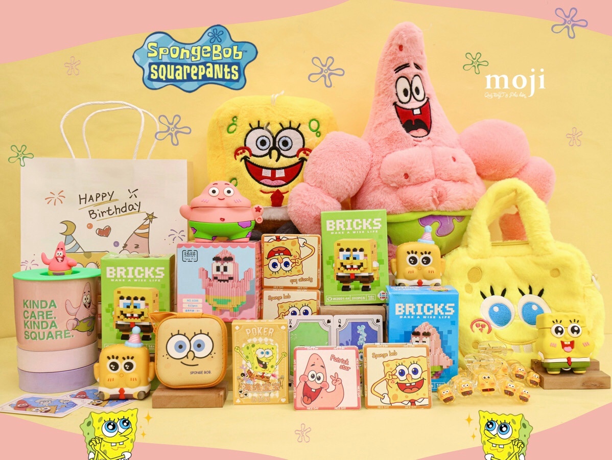 Không thể bỏ qua team SPONGEBOB và PATRICK STAR xinh quá xá