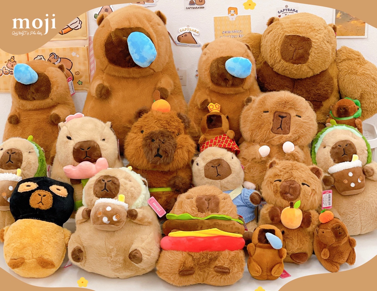 Đỉnh lưu Capybara đổ bộ Moji ngay nè