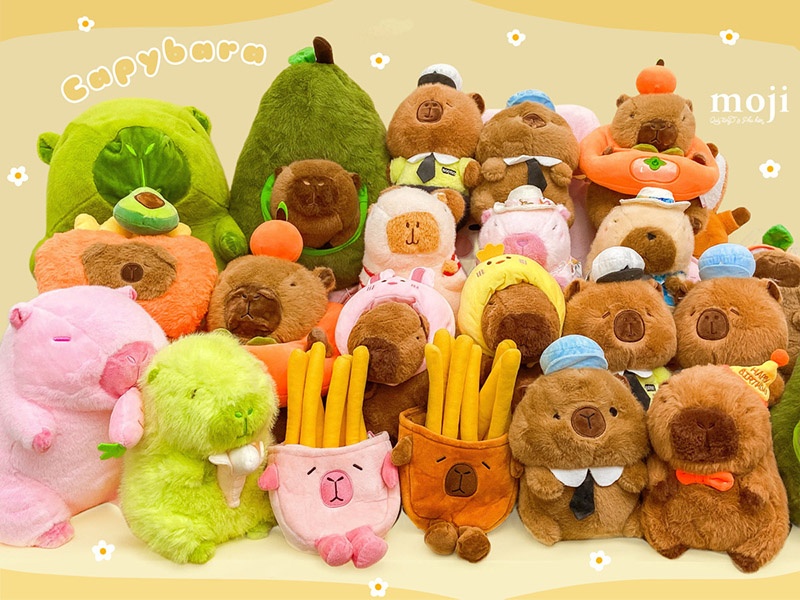 Lụi tym vì team Capybara mũm mĩm