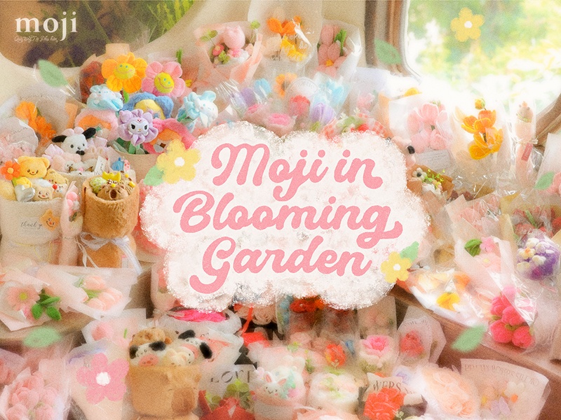 MOJI IN BLOOMING GARDEN