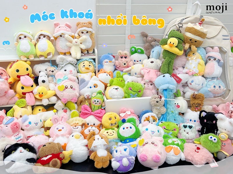 Xuýt xoa móc khóa đẹp lung linh