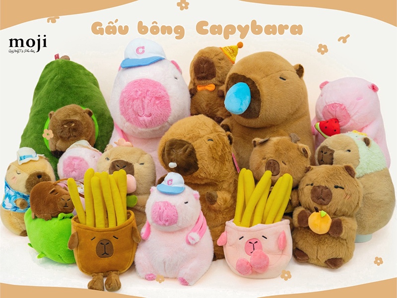 Sắm đầy giỏ hàng vô vàn Capybara